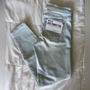 Celebrity Pink Pale Blue Skinny Jeans